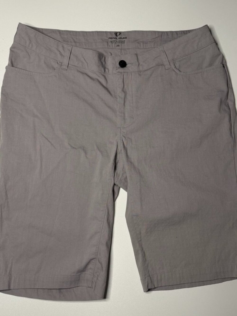 Pearl Izumi Mens Shell Mountain Bike Shorts Gray 17112003 Size 36